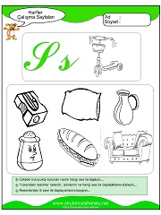 S Sesi Çalışma Sayfaları